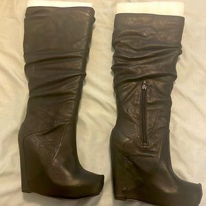 Black wedged boots - Jessica Simpson